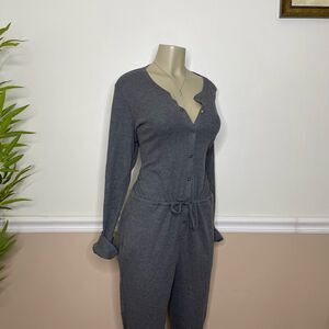 Victoria's Secret PINK Merry Happy Thermal Sleep One-Piece Pajama Onesie